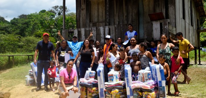 Entrega de Kit’s as Famílias Atingidas Pela Última Cheia do Rio na Região do Baixo Bujaru